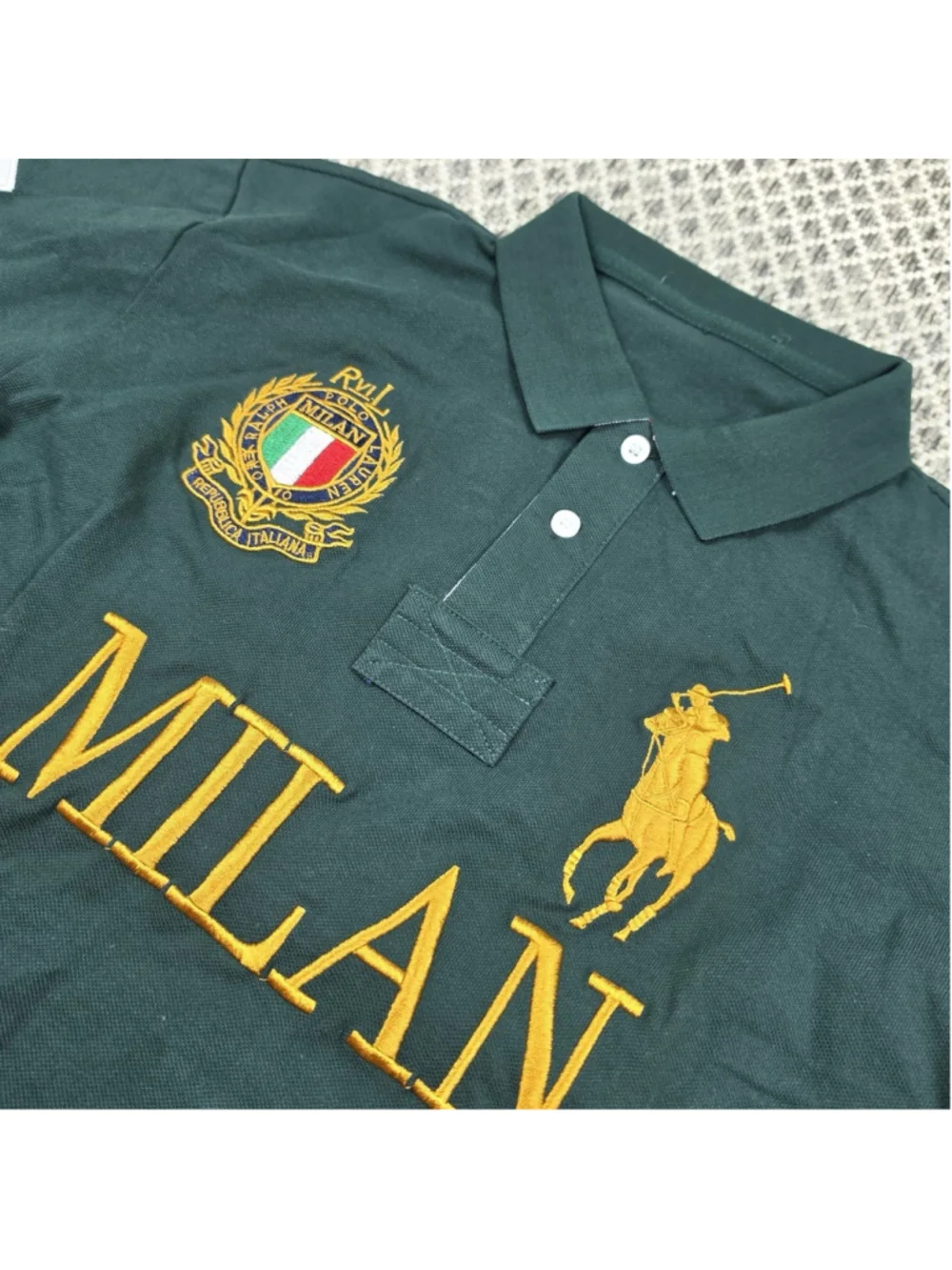 Big Pony City Polo Shirts L Dubai Milan Chicago Lot of 3